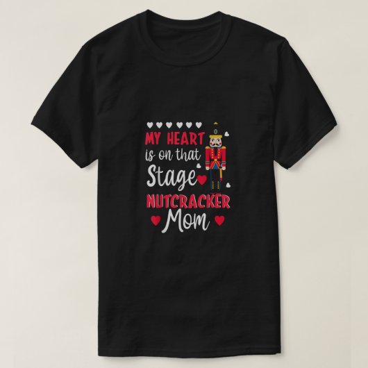 Nutcracker Mam - Love Ballet Dance Mam Xmas Pajama T-shirt (Design voorkant)