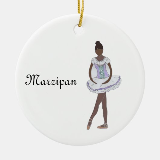 Nutcracker Marzipan Keepomwille Ornament- Keramisch Ornament (Voorkant)