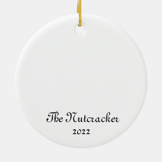 Nutcracker Marzipan Keepomwille Ornament- Keramisch Ornament (Achterkant)