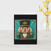Nutcracker Merry Christmas Men Women Kids Painting Kaart (Gele Bloem)