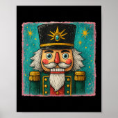 Nutcracker Merry Christmas Men Women Kids Painting Poster (Voorkant)
