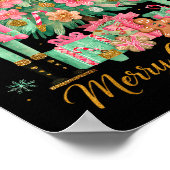 Nutcracker Merry Christmas Tree Ballet Dance Women Poster (Hoek)