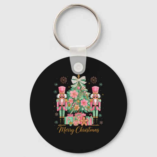 Nutcracker Merry Christmas Tree Ballet Dance Women Sleutelhanger (Voorkant)