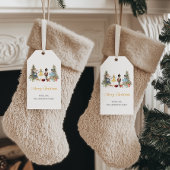 Nutcracker Merry Kerstmis Cadeaulabel