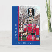 NUTCRACKER MET CHRISTMAS CANDY CANDY FEESTDAGEN KAART (Voorkant)