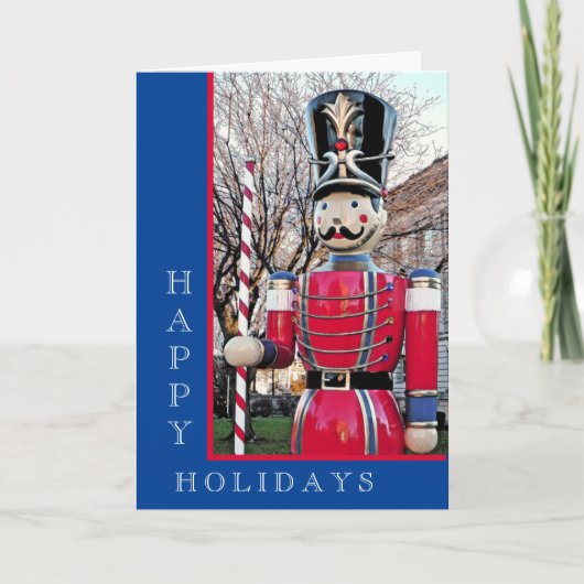 NUTCRACKER MET CHRISTMAS CANDY CANDY FEESTDAGEN KAART (Voorkant)