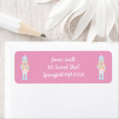 Nutcracker met een etiket van het het Adres van de (Insitu)