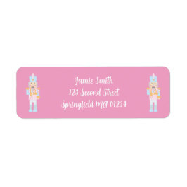 Nutcracker met een etiket van het het Adres van de