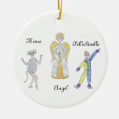 Nutcracker Mouse/Pollichinelle/Angel Ornament (Voorkant)