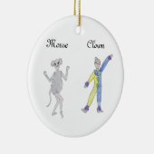 Nutcracker Mouse/Pollichinelle Keepomwille Ornamen Keramisch Ornament (Rechts)