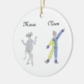 Nutcracker Mouse/Pollichinelle Keepomwille Ornamen Keramisch Ornament (Links)