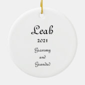 Nutcracker Mouse/Pollichinelle Keepomwille Ornamen Keramisch Ornament (Achterkant)