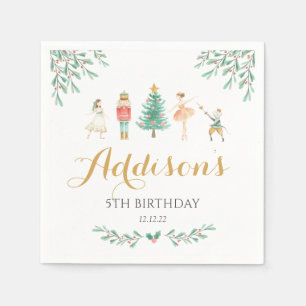 Nutcracker Napkins Sugar Plum Fairy Napkins Servet