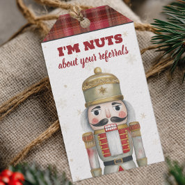 Nutcracker Nuts About Your Referrals Christmas Cadeaulabel