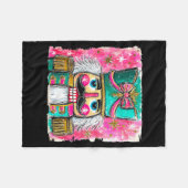 Nutcracker Nuts Xmas Pajamas Holiday Christmas Wat Fleece Deken (Voorkant (Horizontaal))