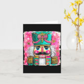 Nutcracker Nuts Xmas Pajamas Holiday Christmas Wat Kaart (Gele Bloem)