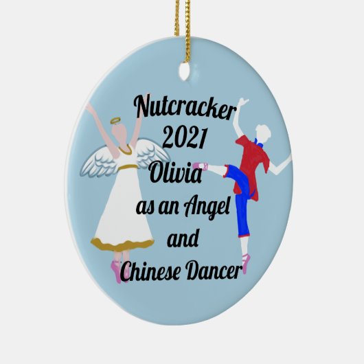 Nutcracker Ornament - Angel en Chinees (Rechts)