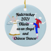 Nutcracker Ornament - Angel en Chinees (Achterkant)