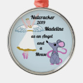 Nutcracker Ornament - Angel en Mouse (Voorkant)