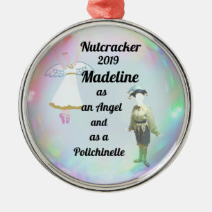 Nutcracker Ornament - Angel en Polichinelle