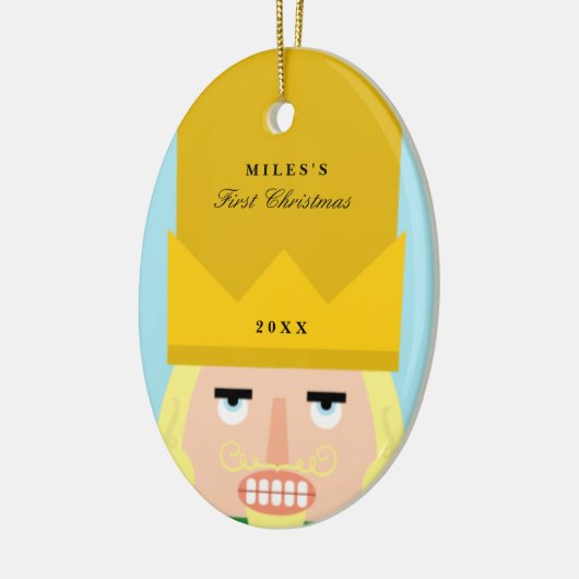 Nutcracker Ornament Baby's eerste Kerstmis (Links)