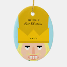 Nutcracker Ornament Baby's eerste Kerstmis