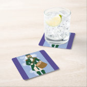Nutcracker Paper Coasters Frosted Violet Kartonnen Onderzetters (Insitu)