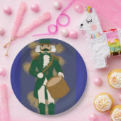 Nutcracker Paper Napkin Navy Blue Soldier Papieren Bordje (Feest)