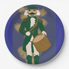 Nutcracker Paper Napkin Navy Blue Soldier Papieren Bordje