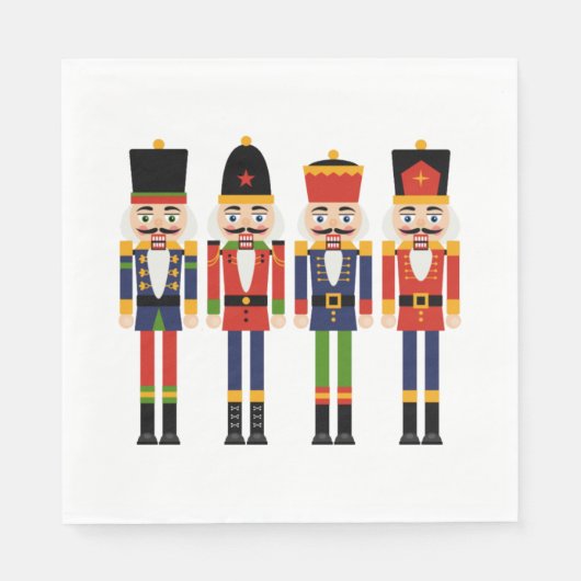 Nutcracker Paper Napkin Servet (Voorkant)