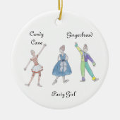 Nutcracker Party Girls/Pollie/Candy Cane Ornament (Voorkant)