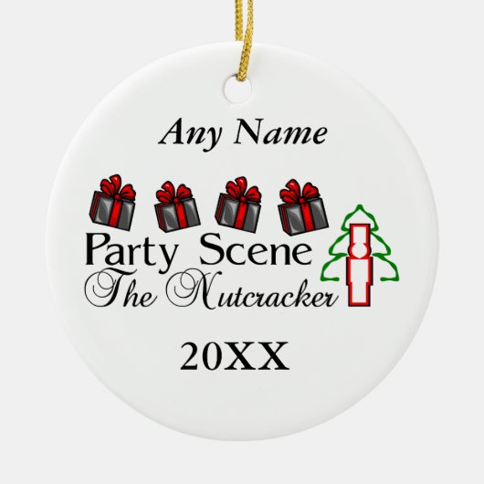 Nutcracker Party Scene Keramisch Ornament (Voorkant)