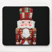 Nutcracker Patchwork Merry Christmas Pajamas Men W Muismat (Voorkant)