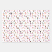 Nutcracker Patroon Inpakpapier Vel (Voorkant 3)