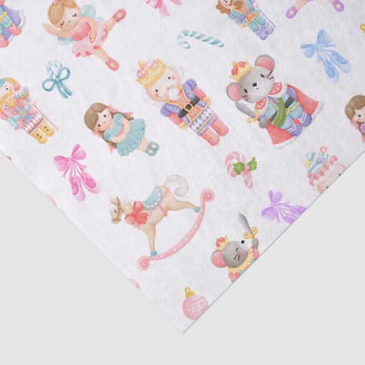 Nutcracker Patroon Tissuepapier (Detail)