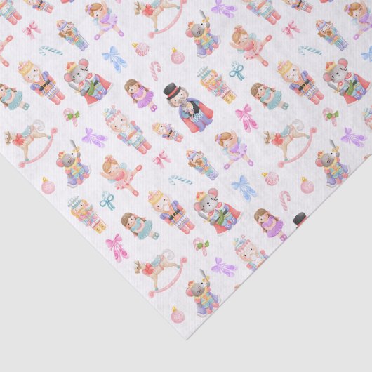 Nutcracker Patroon Tissuepapier (Detail)