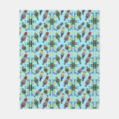 Nutcracker Pattern Blanket Fleece Deken (Voorkant)