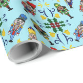 Nutcracker Pattern Cadeaupapier (Rol Hoek)