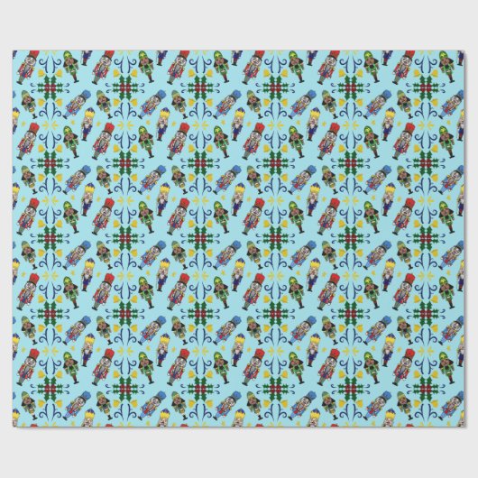 Nutcracker Pattern Cadeaupapier (Vlak)