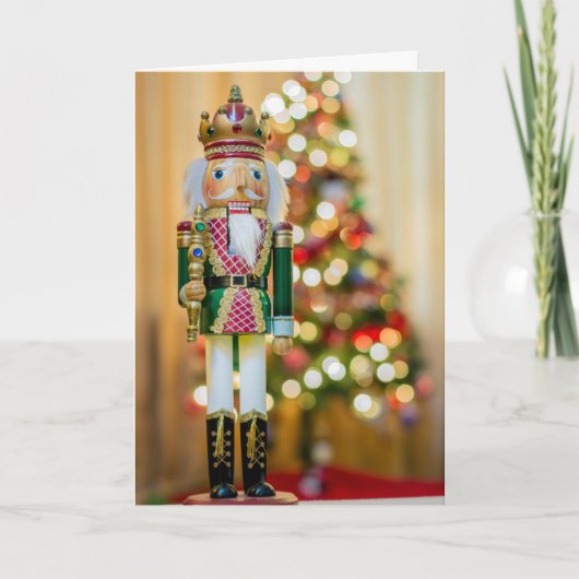 Nutcracker personaliseert de Kaart van de Kerstmis (Voorkant)