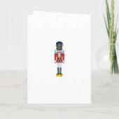 Nutcracker personaliseert de Kaart van de Kerstmis (Achterkant)