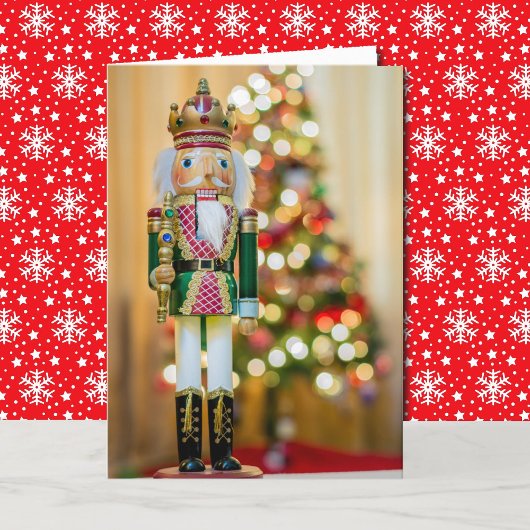 Nutcracker personaliseert de Kaart van de Kerstmis
