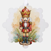 Nutcracker Personalized Photo Paper Ornament Card (Achterkant)