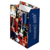 Nutcracker Persoonlijke naam Super Cute Medium Cadeauzakje (Voorkant Gekanteld)