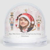 Nutcracker Photo Ballerina Holiday Christmas Kids Sneeuwbol (Achterkant)