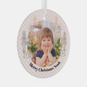 nutcracker Photo Christmas Cute  Glas Ornament (Voorkant Rechts)