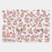 Nutcracker Photo Face Funny Kerstmis Inpakpapier Vel (Voorkant)