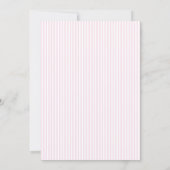 Nutcracker Pink Bow Birthday Time Capsule Card Bedankkaart (Achterkant)