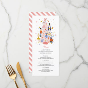Nutcracker Pink kerstboomfeest Menu