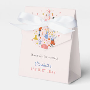 Nutcracker Pink kerstboomfeestdag Bedankdoosjes